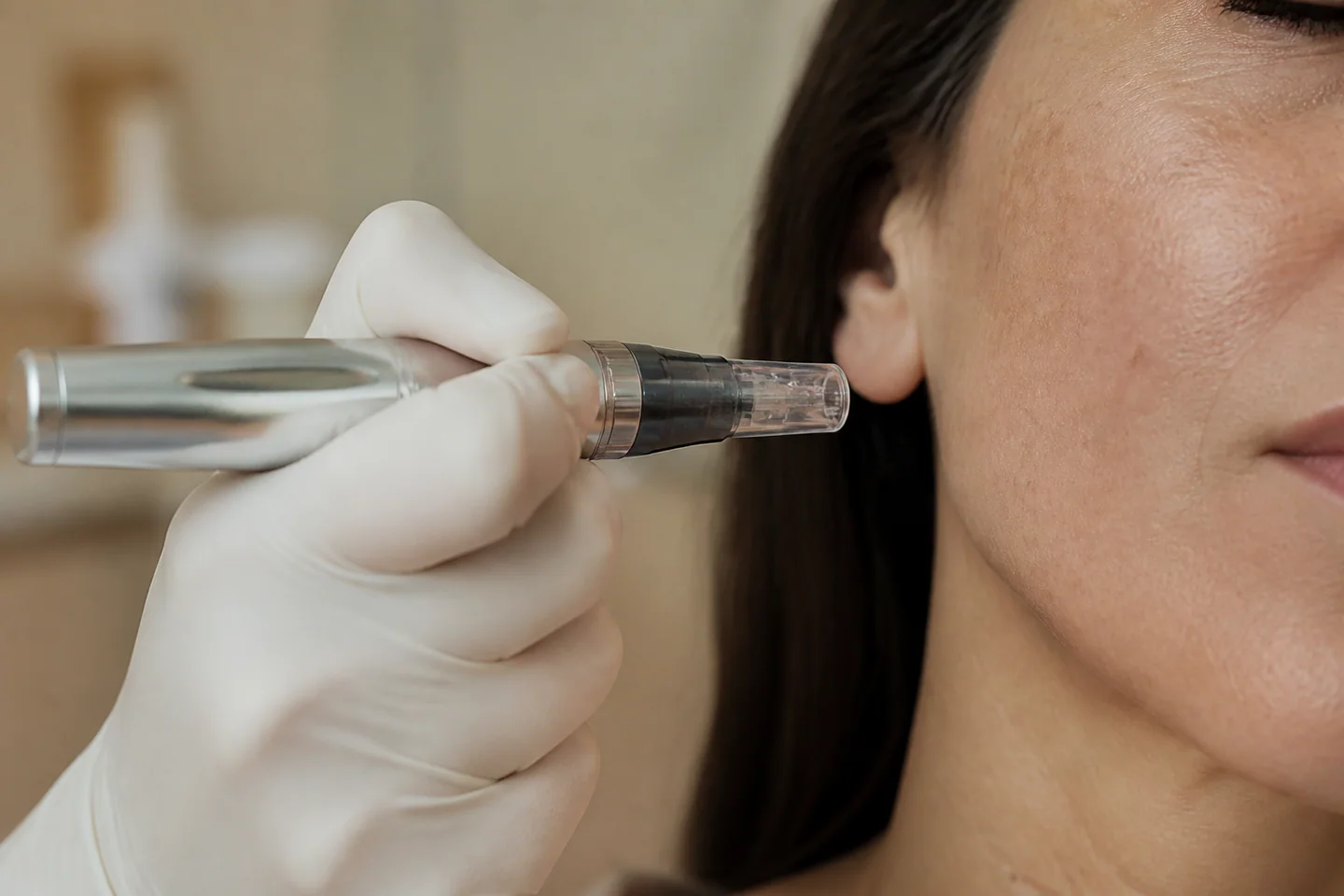 Microagulhamento realizado com precisão profissional